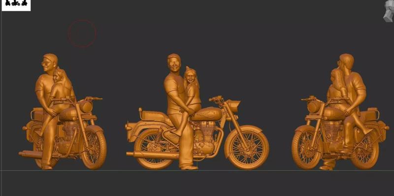 father daughter miniature