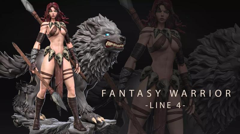 Fantasy Warrior - Line 4 - F2 -