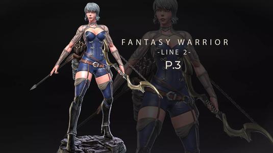 Fantasy Warrior - Line 2 - F3 -