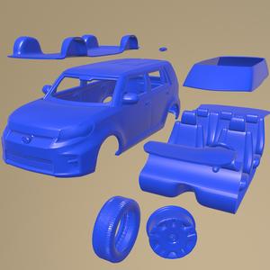 Scion xB 2012 PRINTABLE CAR IN SEPARATE PARTS