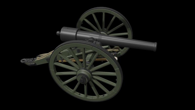 54MM ACW 10PDR PARROTT RIFLE MODEL 1861