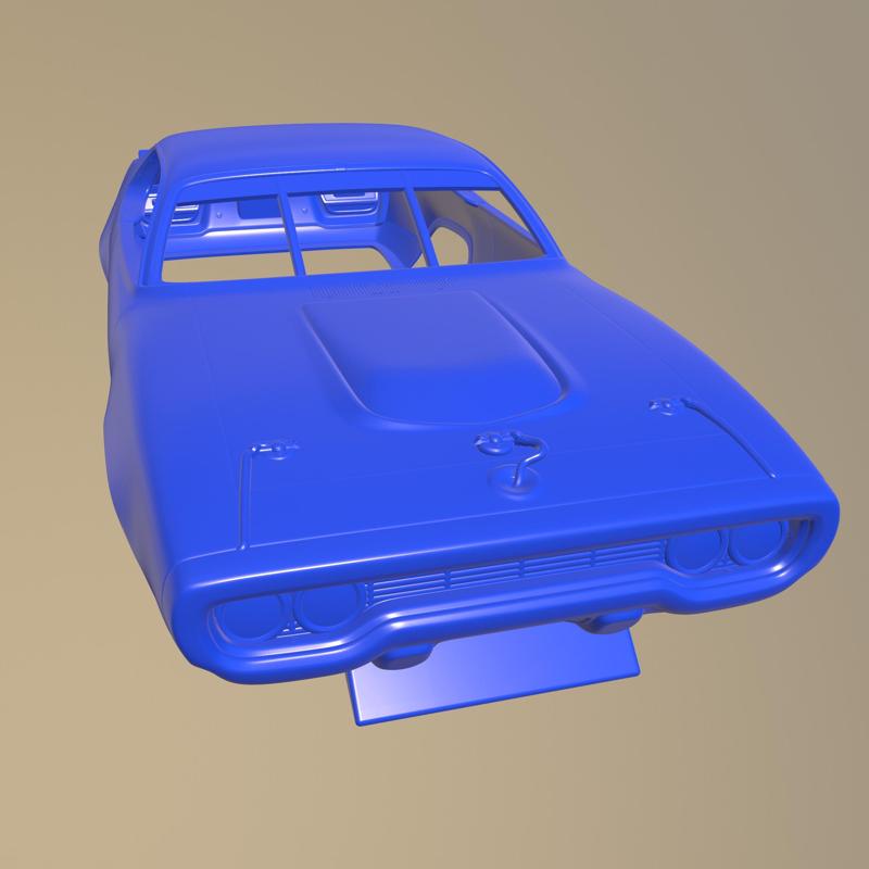 Plymouth Roadrunner NASCAR Richard Petty 1971 PRINTABLE CAR BODY