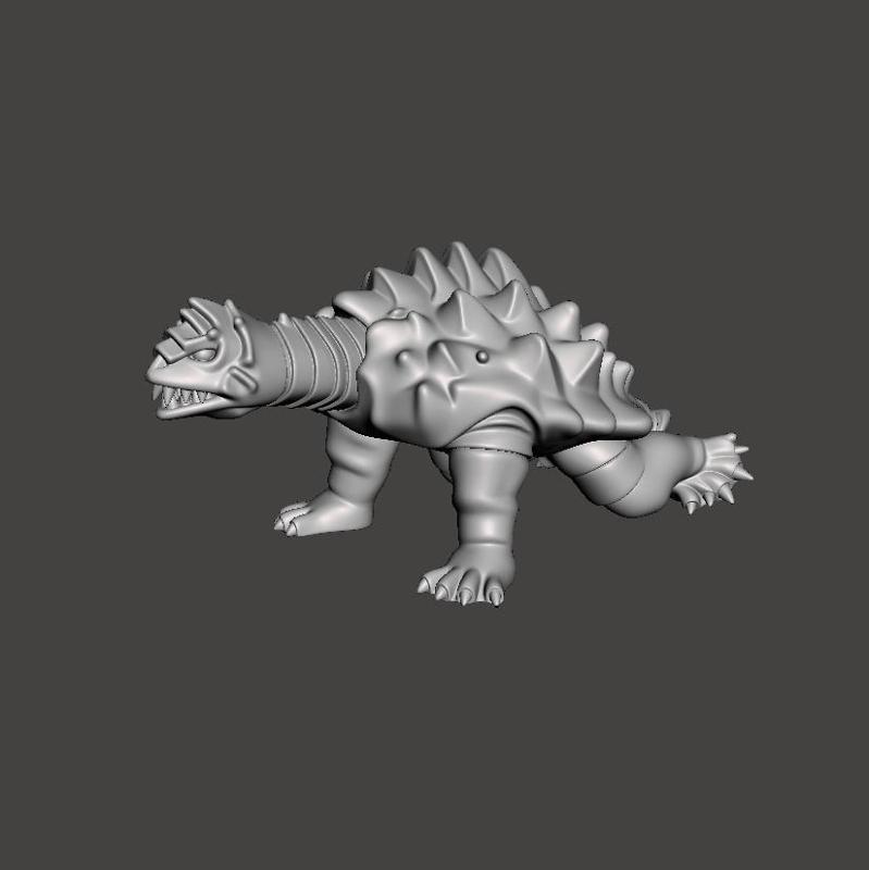 FAN ART KAMOEBAS KAMEBA KAIJU GODZILLA SOFUBI