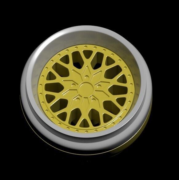 Forgiato nest for tires 1/64 hotwheels