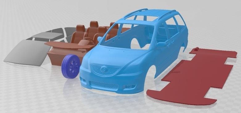 Mazda MPV LW 2002 Printable Car