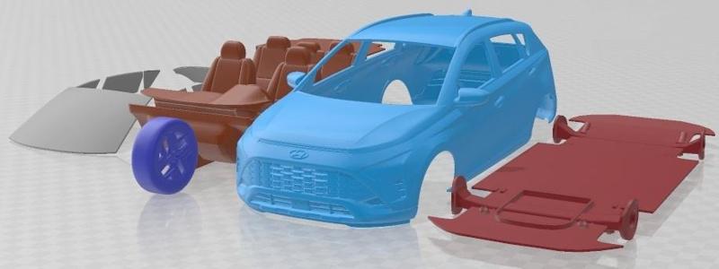 Hyundai Bayon 2022 Printable Car