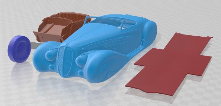 Delahaye T165 1939 Printable Car