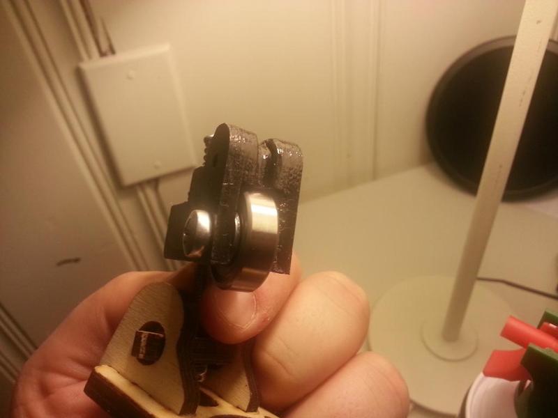 Extruder bearing assembly for Printrbot Plus v.2