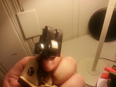 Extruder bearing assembly for Printrbot Plus v.2