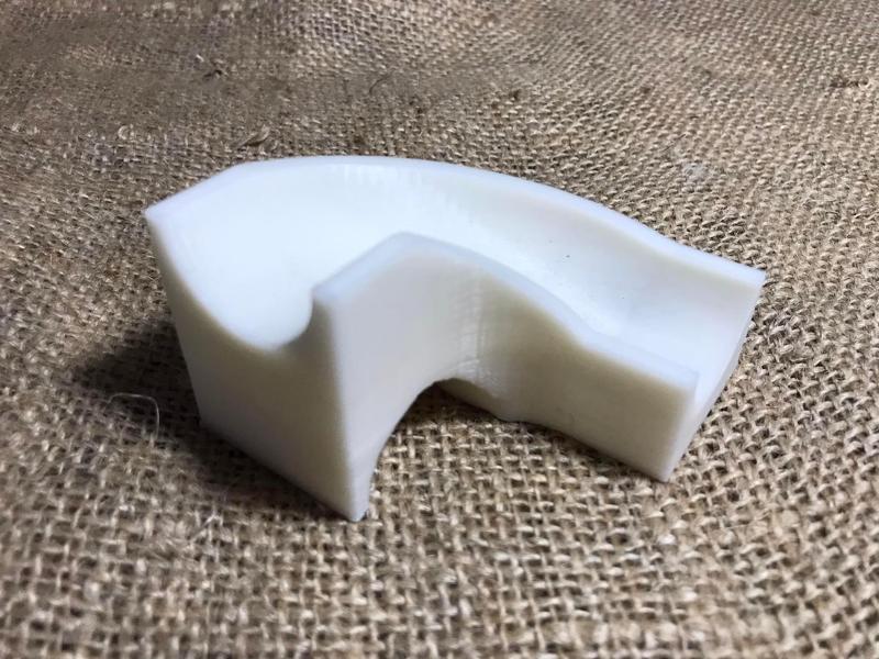 Duplo marble race curved slope - Right