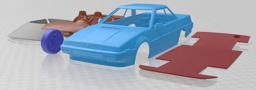 Subaru XT 1985 Printable Car