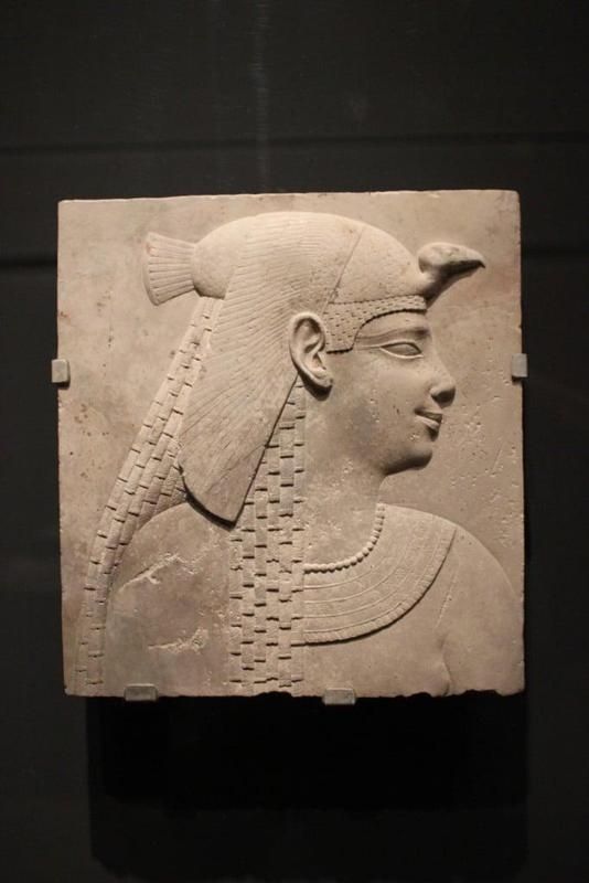 Relief Plaque Depicting a Queen or Goddess from the Art Institute of Chicago