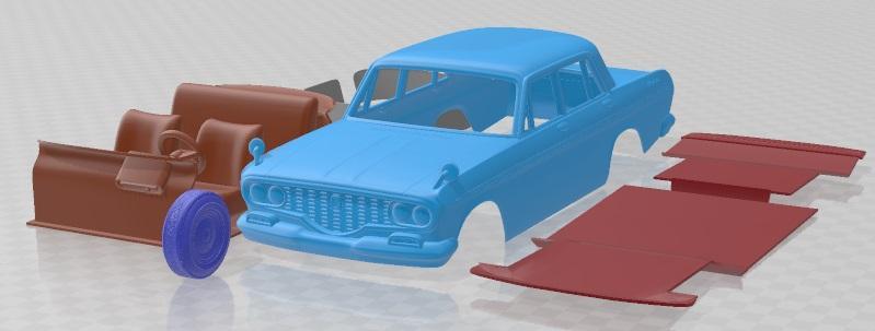 Toyota Crown S40 1962 Printable Car