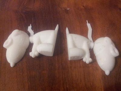 Snoopy flying ace - divided in two