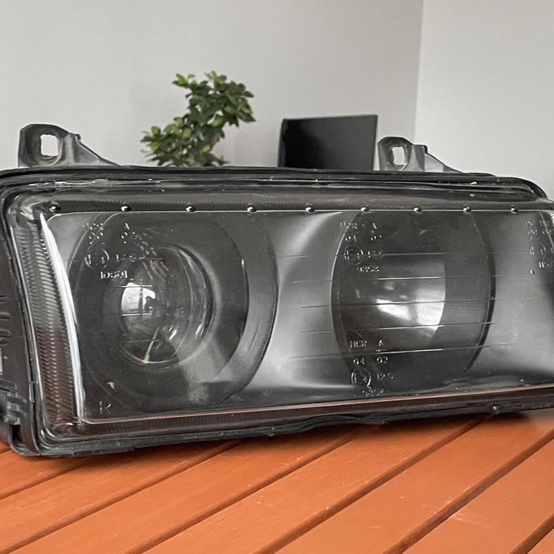 BMW E36 headlight custom; H1 BiXENON CONVERSION