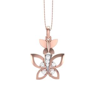 3D Printable Cad jewelry design of Lady diamond Pendant