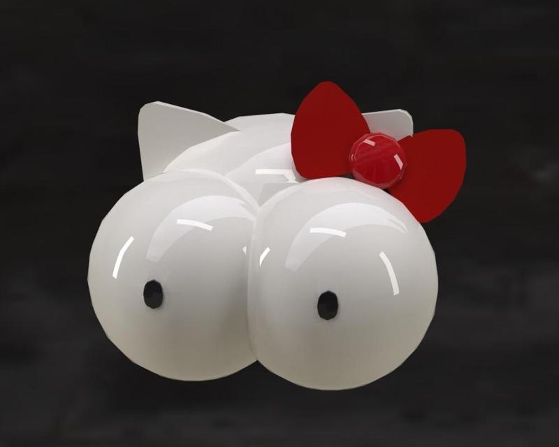 Hello Titty Keychain