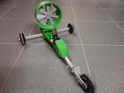 Land yacht propeller RC / Char a hélice RC