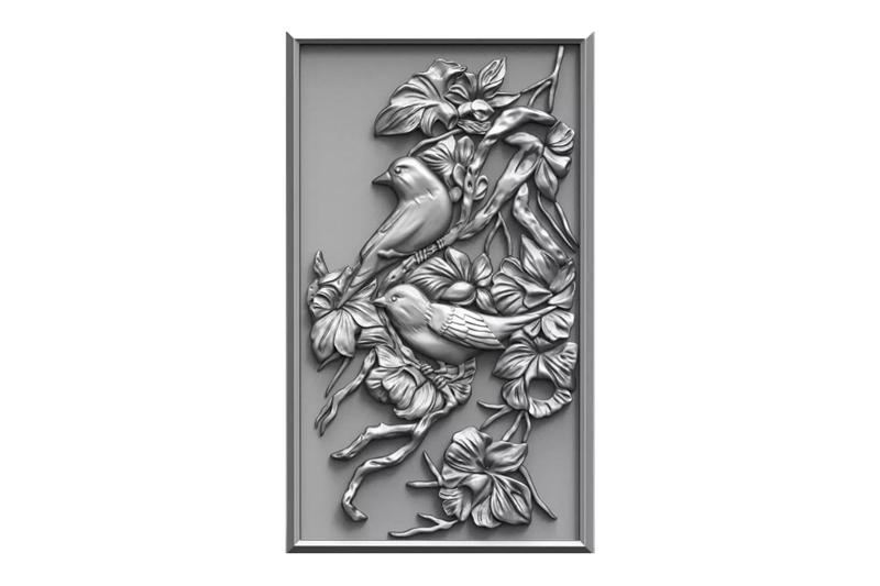 Natural art base relief 3d print
