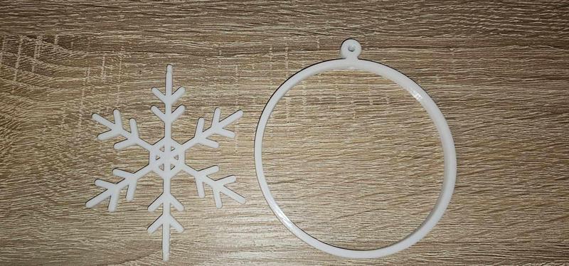 Christmas ornament 3 Flake