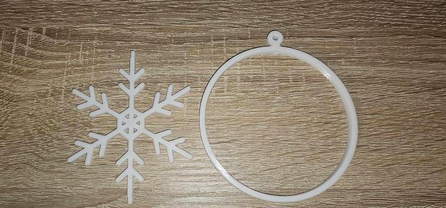 Christmas ornament 3 Flake