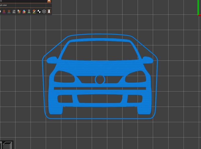 Volkswagen Golf 5 toothpaste squeezer