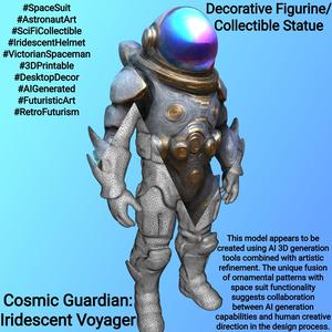 Cosmic Guardian: Iridescent Voyager