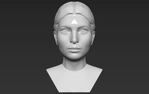 Ivanka Trump bust 3D printing ready stl obj formats