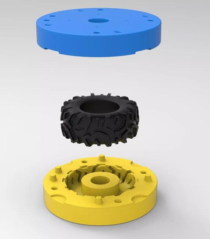 Mold for Tractor tire 44 Scale