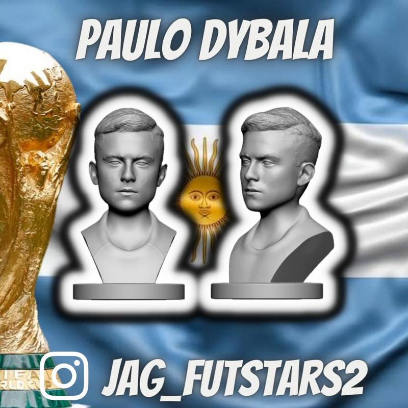 Argentina 2022 - Paulo Dybala - Soccer Bust