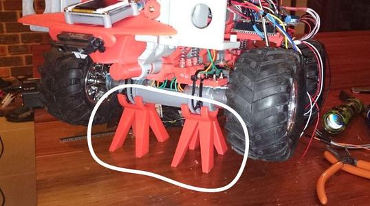 CHOCKS/STANDS FOR GPS/SLAM EXPERIMENTAL OFFROAD PLATFORM
