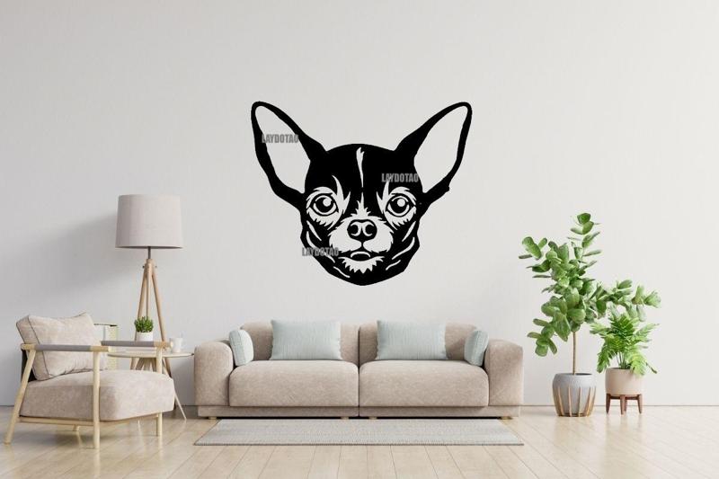 chihuahua dog wall decoration