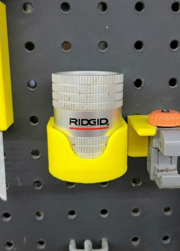 Ridgid 223S tube/pipe deburr tool pegboard holder