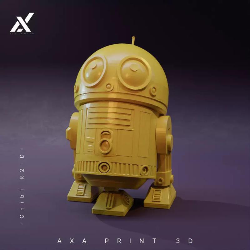 Chibi R2-D2 3 - Cute Star Wars Collectible Figurine