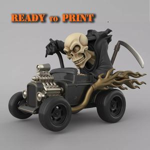 Grim Reaper Hot Rod STL Car Model