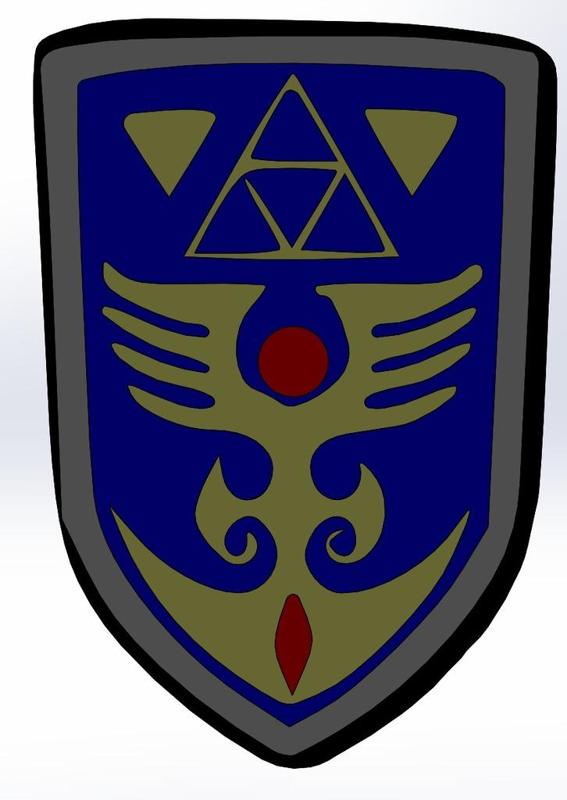 BOUCLIER ZELDA a link to the past SNES Nintendo (SHIELD)