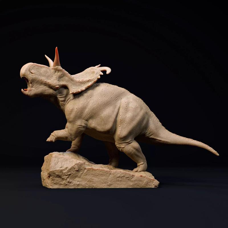 Lokiceratops roar 1-35 scale pre-supported dinosaur