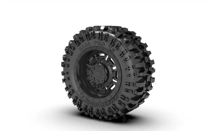 Black Rhino Abrams Wheel  and MICKEY THOMPSON BAJA PRO TIRE