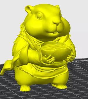 Dry rice groundhog