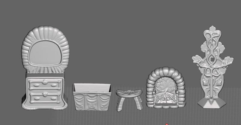 SHE-RA MOTU CRYSTAL CASTLE ACCESSORIES