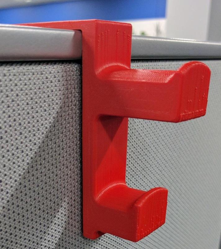 Steelcase Cubicle Coat Hanger for 3" Walls