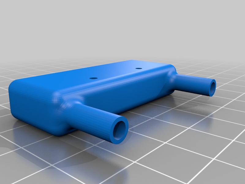 Wltoys 124018 - Wing mount + Exhaust