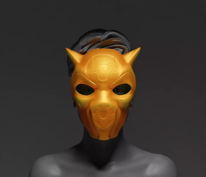 Tiger Concept Face Cosplay Mask