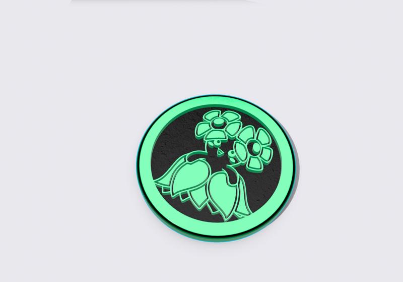 Bellossom Pokemon Coin TCG