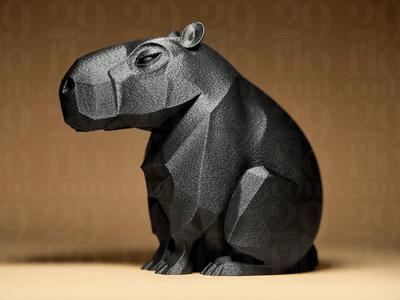 Cute Geometric Capybara