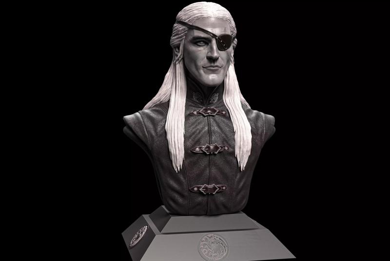 Aemond Targaryen- Ewan Mitchell Bust- House of The Dragon