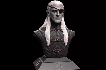 Aemond Targaryen- Ewan Mitchell Bust- House of The Dragon