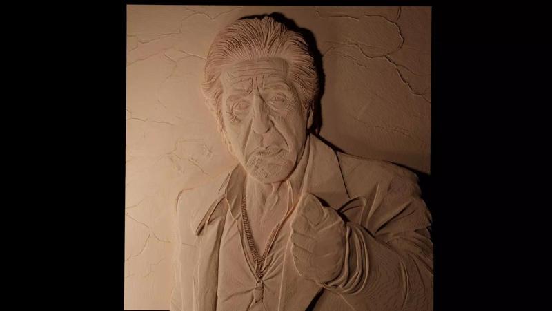 Al Pacino CNC 3d Print High Relief Sand Casting