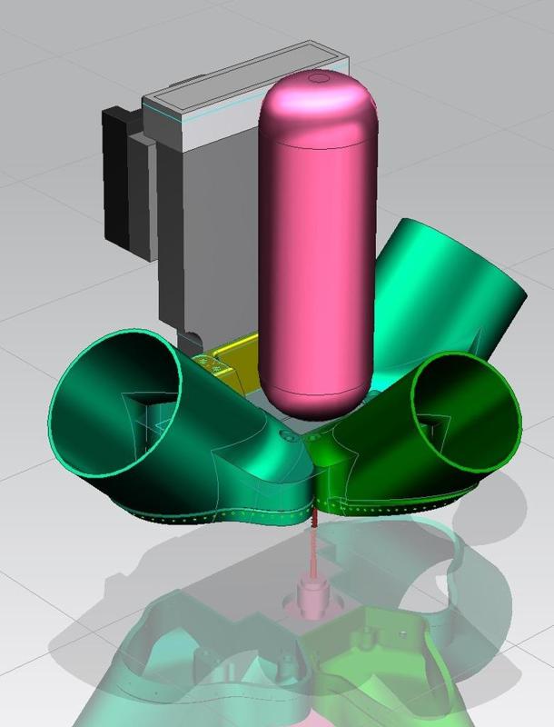 Aspiratore trucioli per Fresa CNC Cnika Blindo motore KRESS 1050