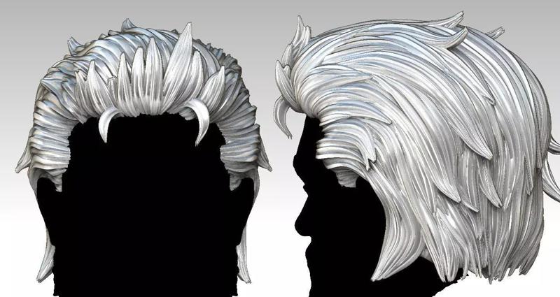 3D Hair style for Man V04